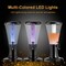 Black 3L Beverage Dispenser Set of 2 with Removable Ice Tube and LED Lights